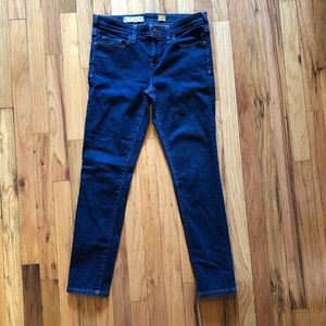 ANTHROPOLOGY Pilcro | blue serif ankle jeans, 29